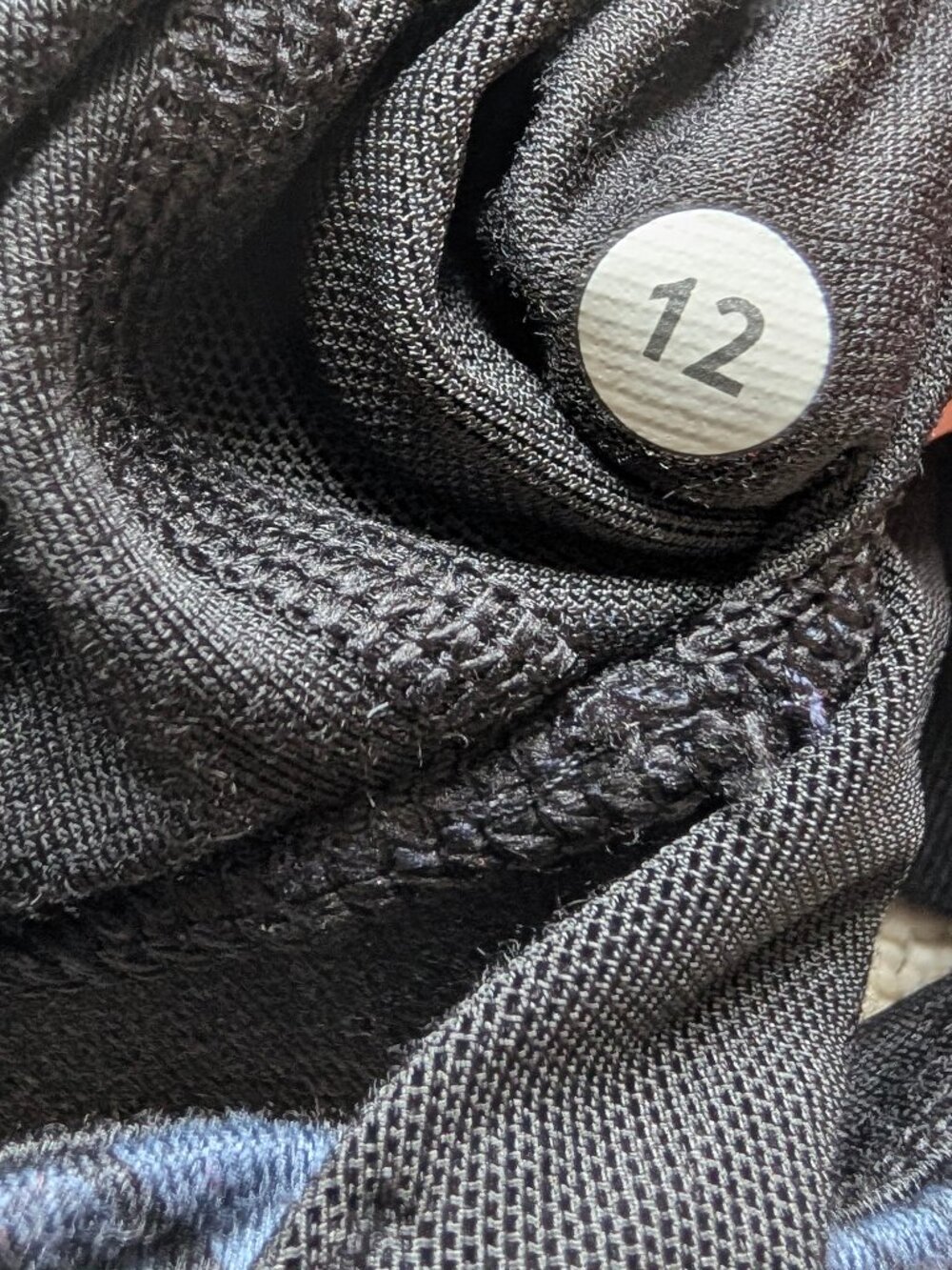 Lululemon 50 Rep Bra Women's 12 Prisma Inkwell Black Sports Run Yoga print blue - Picture 6 of 9